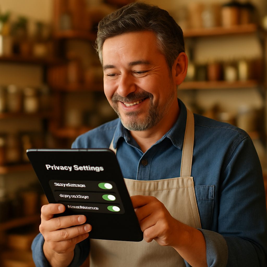 ai marketing privacy small business explained visually — Is AI Marketing Safe? Privacy and Ethics for Small Business