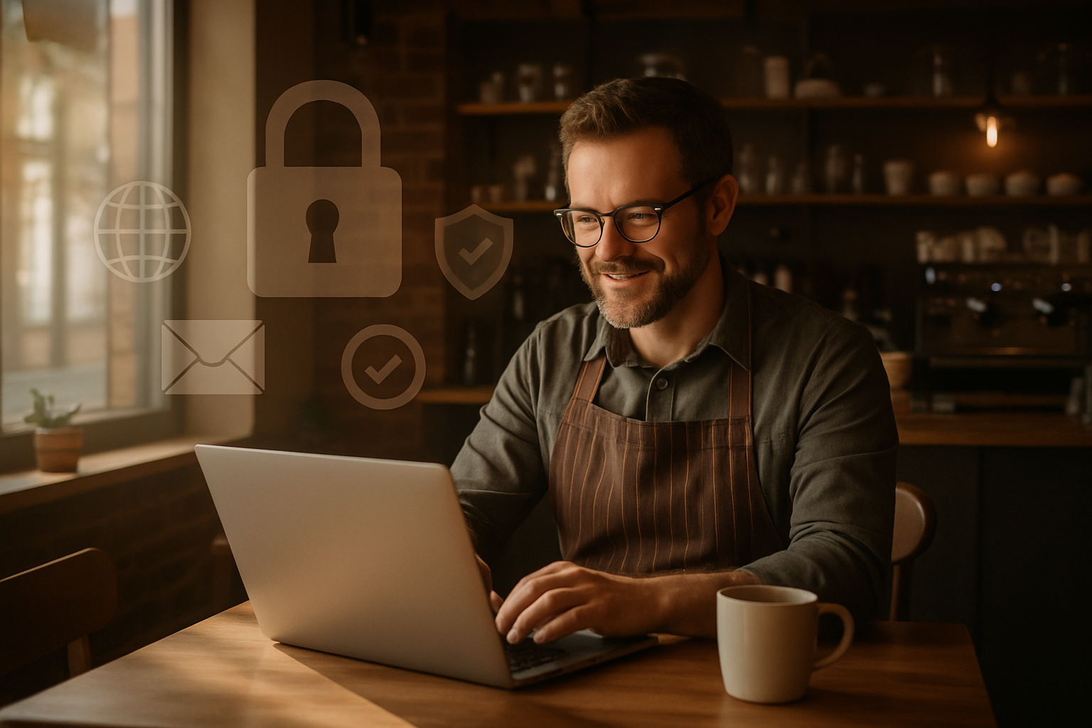 Is AI Marketing Safe for Small Business Customer Data? — ai marketing data safety concerns illustration